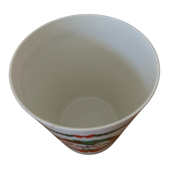 Vintage Walt Disney Mickey Minnie Wreath Garland Christmas Plastic Trash Can - Picture 4 of 5